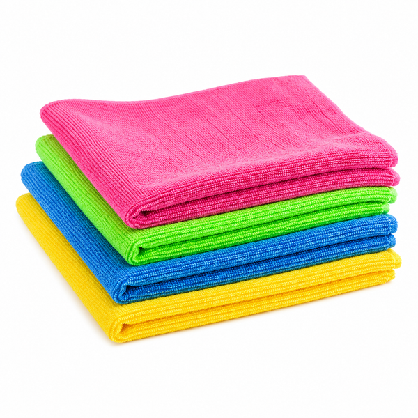 Paño microfibra colores surtidos pack 30 unidades
