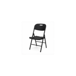 Silla Plegable Blanca con Estructura Metálica 87x53x46 cm