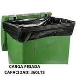 Pack de bolsas de basura industriales 140x160 cm 60 micras