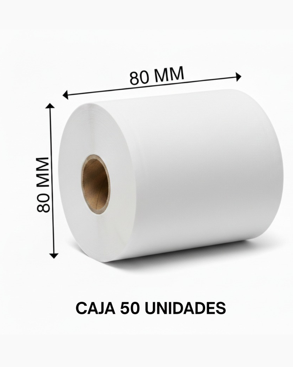 Rollos Térmicos 80x80 por Mayor | Pack 50 Unidades | Precio Importador Equin