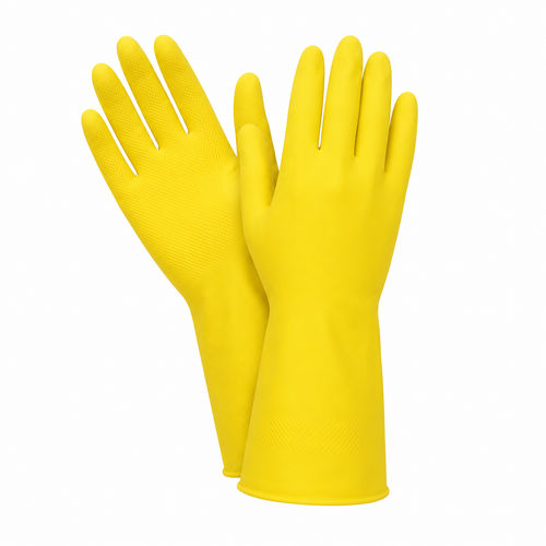 Guantes de aseo amarillo doméstico tallas S M y L