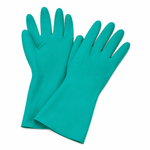 Guantes de Aseo Nitrilo Verde Pack 12 Pares | Alta Resistencia