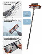 Limpia Vidrios Extensible Largo Ajustable