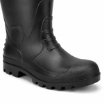 Bota de Seguridad PVC Negra con Punta y Planta de Acero