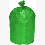 Bolsa de basura verde 140x160 cm 50 micras para clasificación de residuos