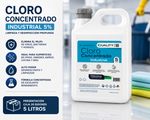 Cloro industrial 5 litros para limpieza y desinfección