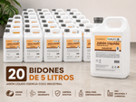 Jabón Líquido Industrial 5 Litros Esencia Coco | Pack 20 Bidones