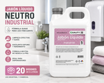 Jabón Líquido Neutro Industrial 5 Litros | Pack 20 Bidones