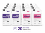 Mantenedor de Pisos Industrial Floral y Lavanda 5 Litros | Pack 20 Bidones