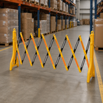 Barrera Extensible de Seguridad Amarilla 2,5 m x 96 cm | PVC