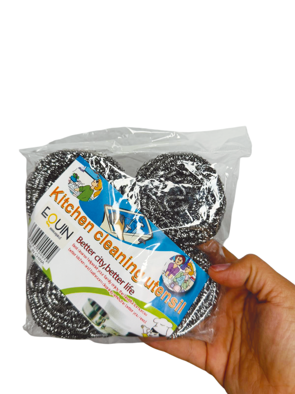 Virutilla Metálica para Ollas Pack 4 Unidades